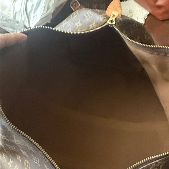 Louis Vuitton Monogram Duffel Bag in Brown and Tan - Picture 7 of 7